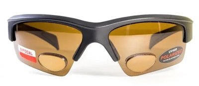 Біфокальні поляризаційні окуляри BluWater Bifocal-2 (+1.5) Polarized (brown) коричневі 4БИФ2-50П15 фото