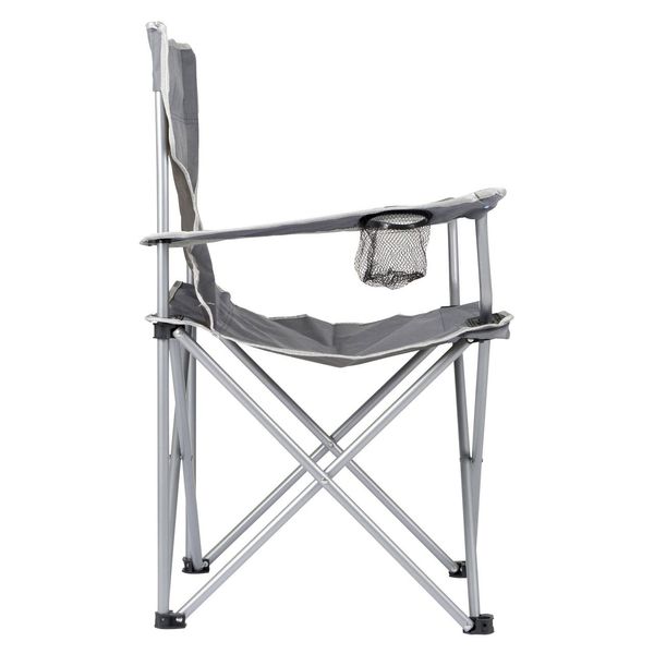 Складний стілець bo-camp складний компактний сірий (1267192) DAS301449 фото