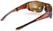 Поляризационные очки защитные 2в1 BluWater BABE WINKELMAN Polarized (brown) коричневые 4ВИН3-Ч50П фото 4