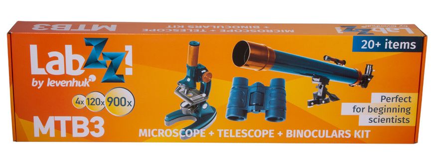 Набір Levenhuk LabZZ МТВ3: мікроскоп, телескоп і бінокль, Levenhuk, 69698 69698 фото