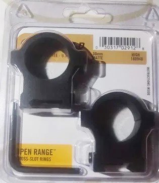 Кільця Leupold 30 мм Open Range Cross-Slot Rings 30 мм ВИСОКІ 5003326 фото