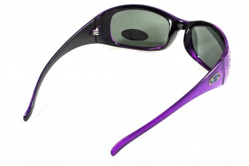 Поляризационные очки BluWater BISCAYENE Purple Polarized (gray) серые 4БИСК-П20П фото
