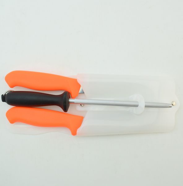 Набір MORA Hunting Set Orange 2 Knives+Sharpener 2305.01.13 фото