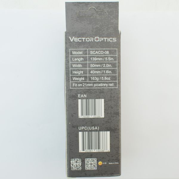 Моноблок Vector Optics SCACD-08 30 / 25.4 мм з рівнем 5002823 фото
