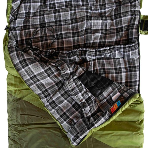Спальний мішок Tramp Kingwood Regular ковдра dark-olive/grey 220/80 UTRS-053R UTRS-053R-R фото