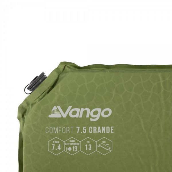 Самонадувний килимок Vango Comfort 7.5 Grande Herbal (SMQCOMFORH09M1K) 929164 фото