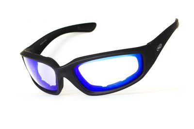 Окуляри захисні фотохромні Global Vision KICKBACK Photochromic (G-Tech ™ blue) фотохромні сині дзеркальні 1КИК24-90 фото