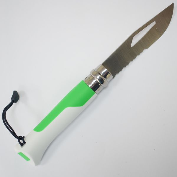 Нож Opinel №8 Outdoor, белый/зеленый 204.66.42 фото