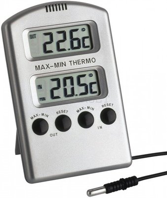 Термометр цифровий TFA зовнішній провідний датчик 105х65х20 мм 301020 фото