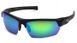 Поляризационные очки защитные 2в1 Venture Gear TENSAW Polarized (green mirror) зеркальные сине-зеленые 3ТЕНС-94П фото 1
