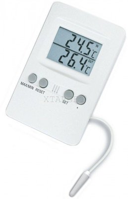 Термометр цифровий TFA зовнішній провідний датчик 110х70х20мм 301024 фото
