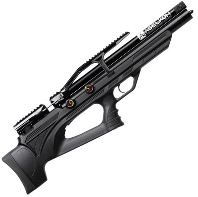 Буллпап PCP гвинтівка пневматична Aselkon MX10-S Black кал. 4.5 Редукторна 1003770 фото