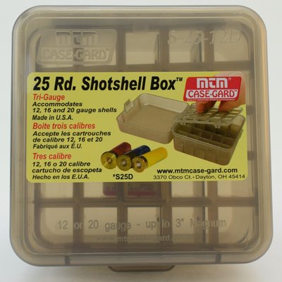 Коробка MTM Dual Gauge Shotshell Case універсальна на 25 патронів 12/16/20 кал. 1773.08.91 фото