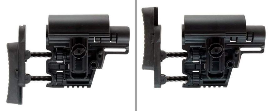 Приклад AR-10 / AR-15 DLG TBS TACTICAL DLG-011 Mil-Spec з регулюванням тильника і підщічника Z3.5.23.027 фото