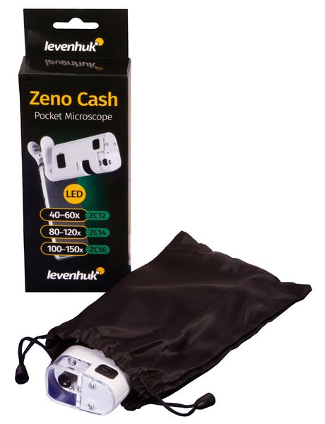 Микроскоп карманный Levenhuk Zeno Cash ZC14, Levenhuk, 74114 74114 фото