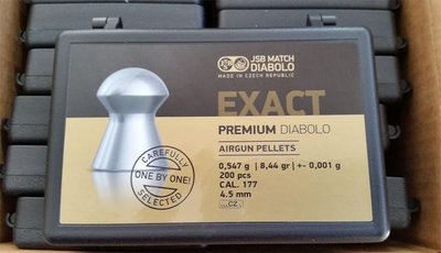 Кулі пневматичні JSB Exact Premium 4.52 мм , 0.547 г, 200 шт/уп 1453.05.46 фото