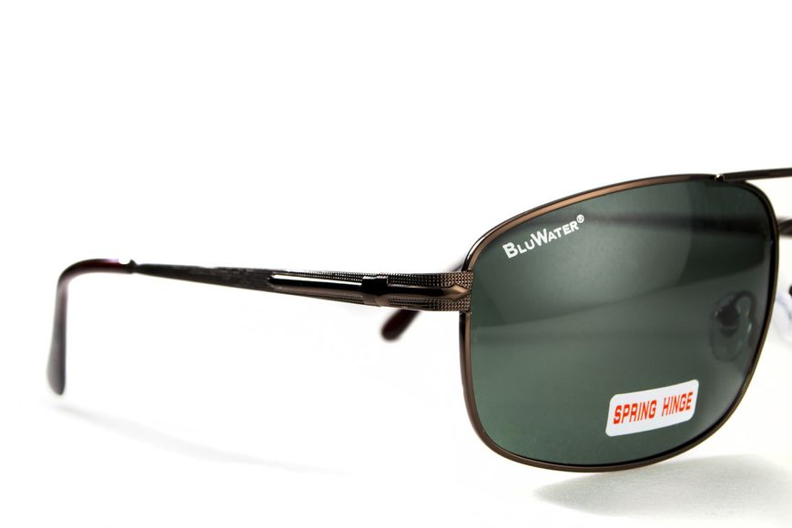 Поляризационные очки BluWater NAVIGATOR-2 Polarized (green) зелений 4НАВИ2-БМ40П фото