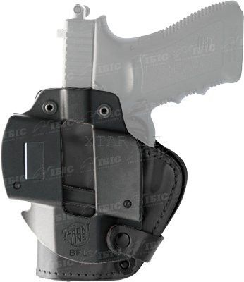 Кобура Front Line LKC для Glock 21/20. Матеріал - Kydex/шкіра/замша. Колір - чорний 2370.22.36 фото