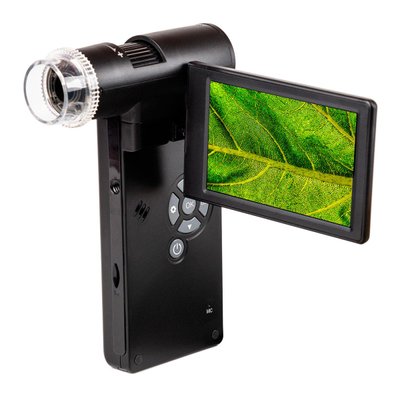 Цифровой карманный микроскоп SIGETA Illuminant 10x-300x 5.0Mpx 4" LCD 65510 фото