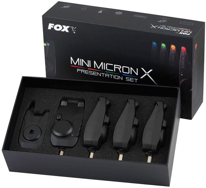 Набір сигналізаторів Fox International Mini Micron X 4 Rod Set 1579.09.57 фото