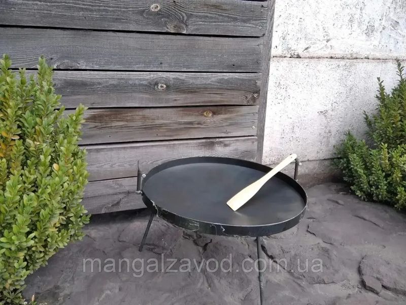 Сковорода конусна Мангалзавод із диска діаметром 60см 4мм 1925356476 фото