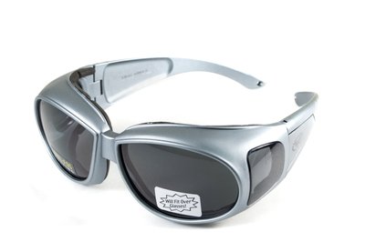 Окуляри захисні з ущільнювачем Global Vision OUTFITTER Metallic (gray) сірі 1АУТФ-ц20 фото