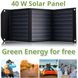 Портативний зарядний пристрій сонячна панель Bresser Mobile Solar Charger 40 Watt USB DC (3810040) 930149 фото 7