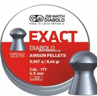Кулі пневматичні JSB Diabolo Exact, 4.5 мм , 0.547 гр. (200 шт/уп) 1453.05.68 фото