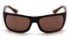 Открытыте защитные очки Venture Gear VALLEJO Tortoise (bronze) коричневые 3ВАЛЕ-Ч50 фото 2