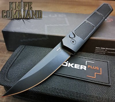 Нож автоматический Boker Plus Kwaiken Grip Auto Black 01BO474 4008740 фото