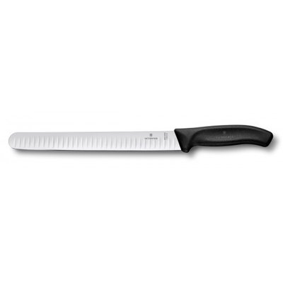 Кухонный нож Victorinox для нарезки 6.8223.25 с воздушными карманами, лезвие 25 см 4006952 фото
