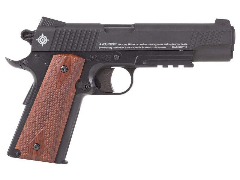 Пистолет пневматический CROSMAN C1911B, 4.5 мм, ВВ 1003023 фото