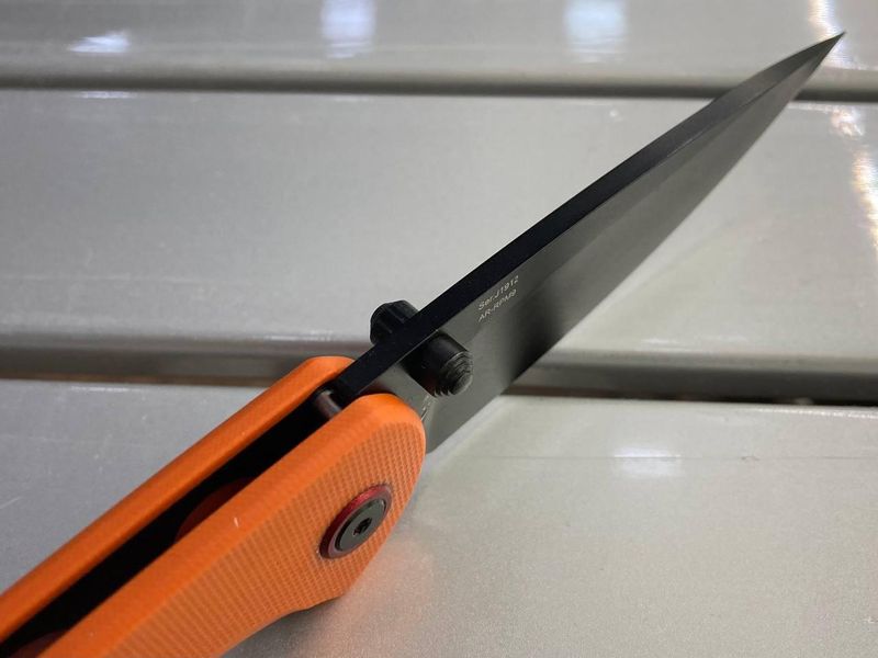 Ніж CJRB Feldspar Black Blade, AR-RPM9 Steel orange 2798.03.04 фото
