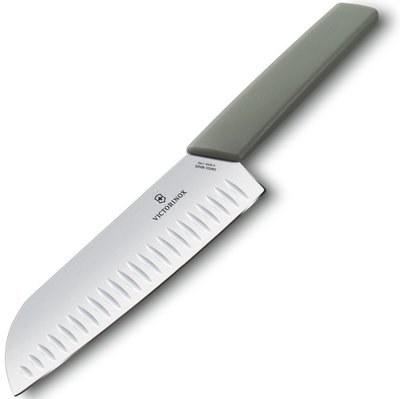 Нож сантоку Victorinox Swiss Modern 17 см fluted 6.9056.17K6B 4008139 фото