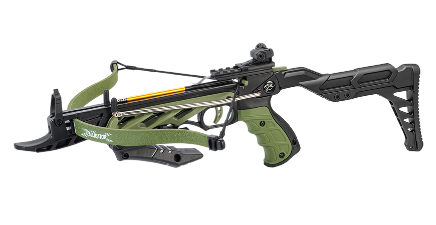 Арбалет Man Kung MK-TCS2G Рекурсивний, пістолетного типу, алюмінієварукоять колір зелений 100.02.88 фото