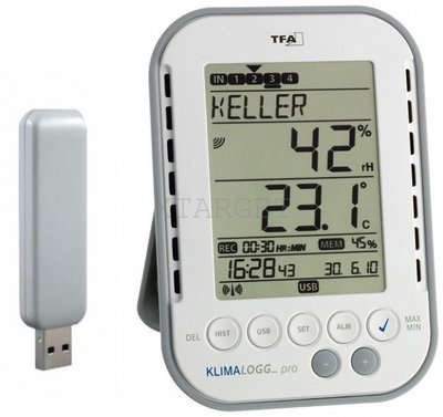 Термогігрометр цифровий TFA KlimaLogg Pro USB-зв'язок до ПК 98x25x137 мм 303039.IT фото