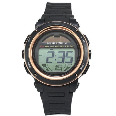 Часы электронные, спортивные Skmei DG1096, коричневые, с солнечной панелью, в металлическом боксе 175-1059-brown-b_m фото