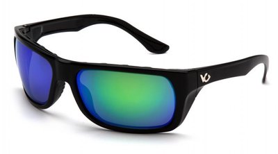 Поляризационные очки защитные Venture Gear Vallejo Polarized (green mirror), зеркальные сине-зеленые 3ВАЛЕ-94П фото