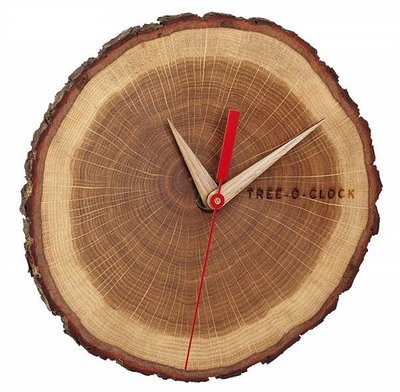 Часы настенные TFA TREE-O-CLOCK дерево дуб 180x40х172 мм 60304608 фото