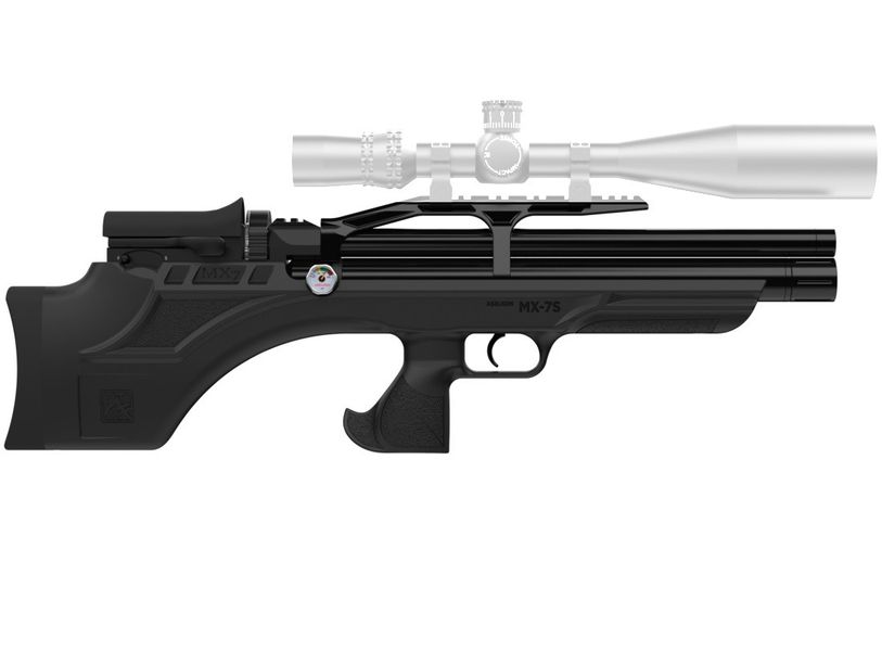 Пневматична гвинтівка PCP Aselkon MX7-S Black кал. 4.5 1003372 фото