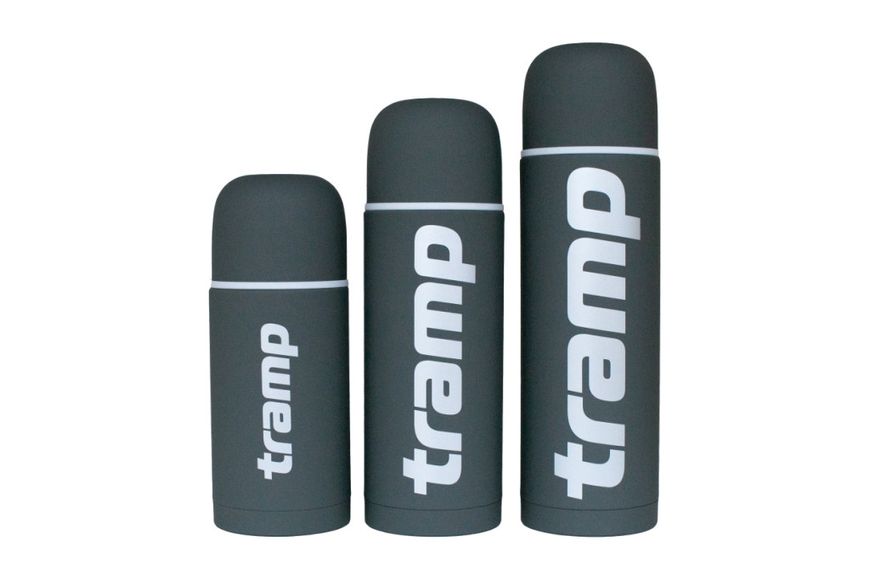 Термос TRAMP Soft Touch 1,2 л, Хакі TRC-110-khaki фото