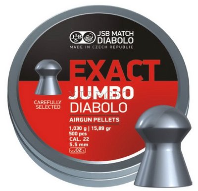 Кульки JSB Diabolo Exact Jumbo 5.51 мм, 1.03 р (500шт) 1453.05.50 фото