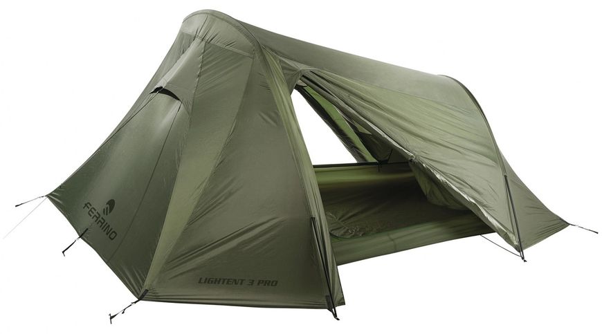 Палатка трехместная Ferrino Lightent 3 Pro Olive Green (92173LOOFR) 928977 фото