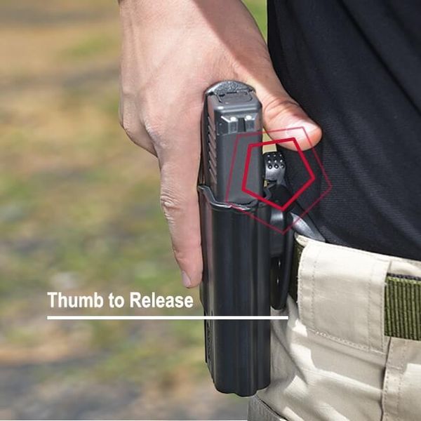 Кобура Cytac T-ThumbSmart для Glock 17/22/31 RH фіксація великим пальцем 6008865 фото