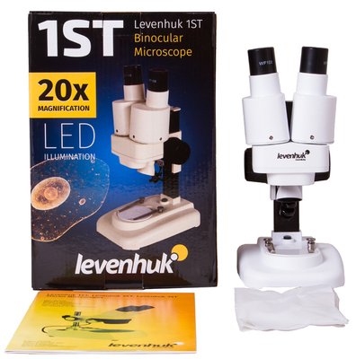 Микроскоп Levenhuk 1ST, бинокулярный 70404 фото