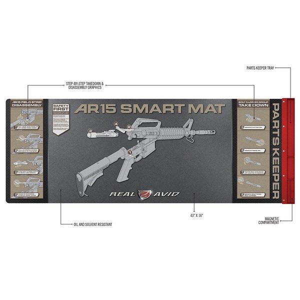 Килимок для чистки AR-15 Real Avid Smart Mat AVAR15SM 1759.00.73 фото