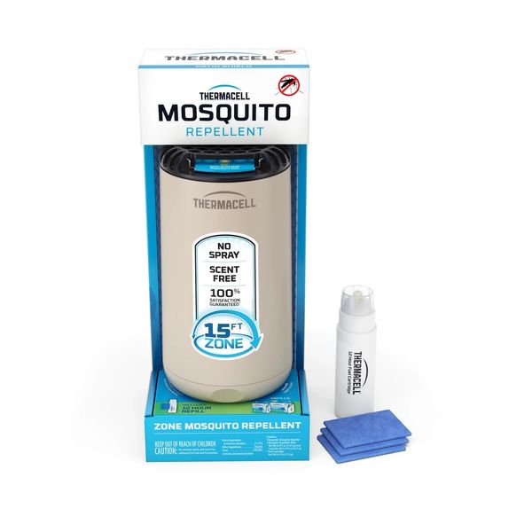 Пристрій від комарів Thermacell Patio Shield Mosquito Repeller MR-PS linen 1200.05.92 фото