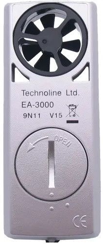 Анемометр Technoline EA3000 Silver вимірювач швидкості вітру DAS301778 фото