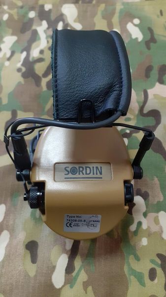 Активні навушники SORDIN SUPREME MIL AUX SLIM HB SAND 74308-05-S 6008839 фото
