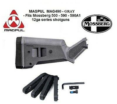 Приклад Magpul SGA для Mossberg 500/590/590A1 - Stealth Gray 7002139 фото